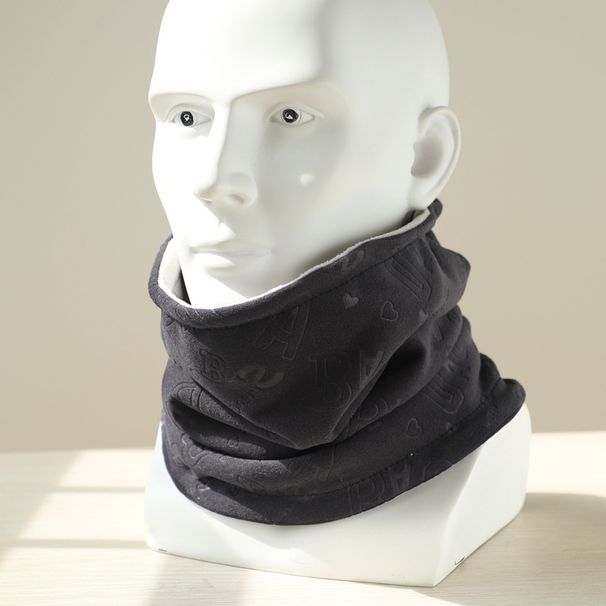 Cache-cou d'hiver pour homme - Écharpe polaire thermique pour cyclisme et activités de plein air (conception coupe-vent double couche)_voghion.com