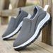 Man Tennis Work Shoes Comfortable Sneakers Rubber Sole_voghion.com