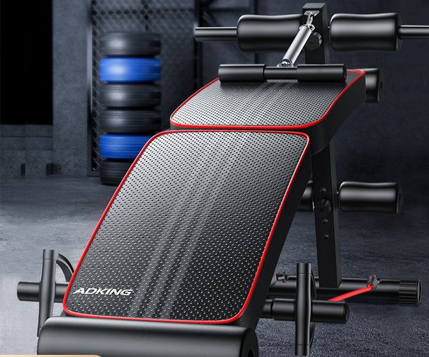 Tavola pieghevole per uomo, ausilio multifunzionale per esercizi addominali, attrezzatura fitness per sit-up, set per allenamento a casa_voghion.com