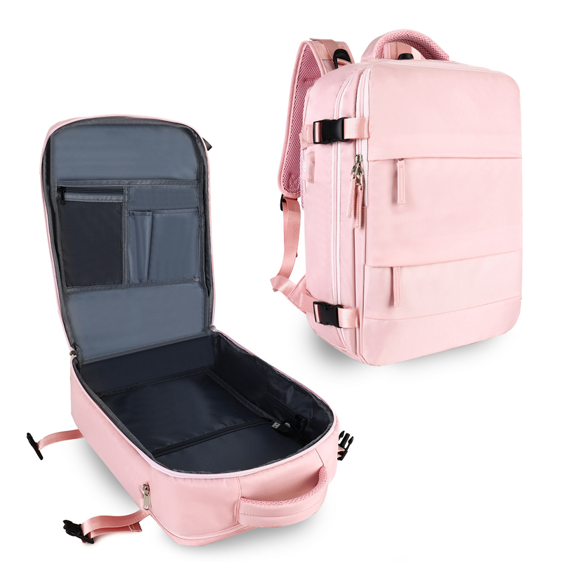 Kvinder Rejserygsæk Fly Stor Kapacitet Multi-Function Bagage Letvægts Vandtæt Dame Casual Taske Notebook Taskepakker_voghion.com