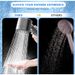 High Pressure Rainfall Shower Head Set 9pcs With Adjustable Spray Wall-Mounted Handheld Combo 59-Inch Hose Leakproof Design Plus 5 Filters_voghion.com