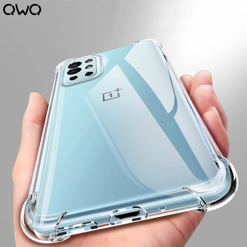 Custodia antiurto di lusso per Oneplus 8T 8 9 10 Pro Custodia morbida in silicone di protezione trasparente per Oneplus 8 9 Pro Phone Ba_voghion.com