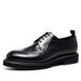 【Big Sale】Men's Genuine Leather Business Formal Black Casual Height Increasing Korean Style Shoes_voghion.com