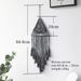 Arazzo tessuto a mano, decorazione domestica, accessori in stile bohémien, ornamenti pendenti triangolari personalizzati con acchiappasogni_voghion.com