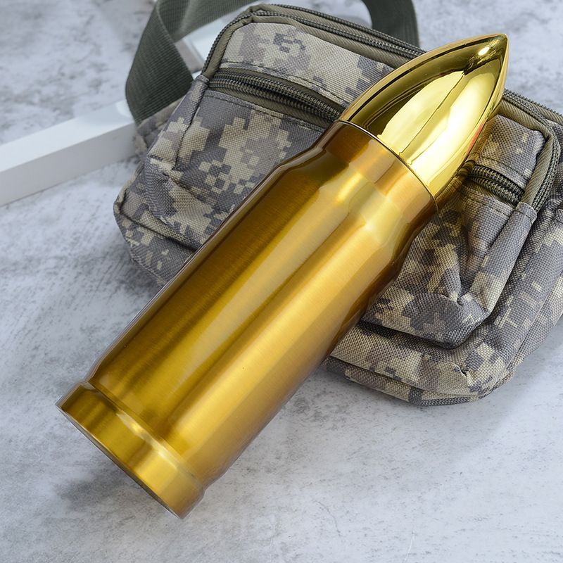 Vacuum Stainless Steel Insulated Double-Layer Bullet Rocket Portable Creative Department Store Gift Cannonball Water Cup_voghion.com