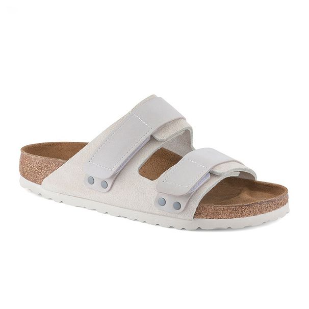 Echtes Leder Kork Sandalen Outdoor Wildleder Sommer Neue Schuhe Klettverschluss Slip-On Unisex_voghion.com
