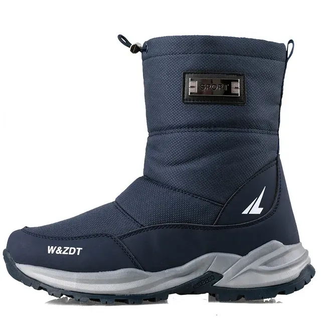 Bessere Qualität Outdoor Herrenschuhe rutschfeste wasserdichte Schneeverdickung Plüsch warme Winterstiefel Plateau Booties Zapatos De Hombre_voghion.com