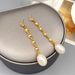 French elegant long tassel Baroque freshwater pearl fashionable personalized temperament, earrings, and ear accessories_voghion.com