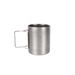 Retro 304 Stainless Steel Double Layer Folding Outdoor Double Layer Cup Portable Logo Insulation Cup Handle Handy Cup Water Cup_voghion.com