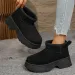 hot Free Shipping Designer For Woman Cotton Shoes Keep Warm Fashion Boots Casual Black Snow Boots_voghion.com