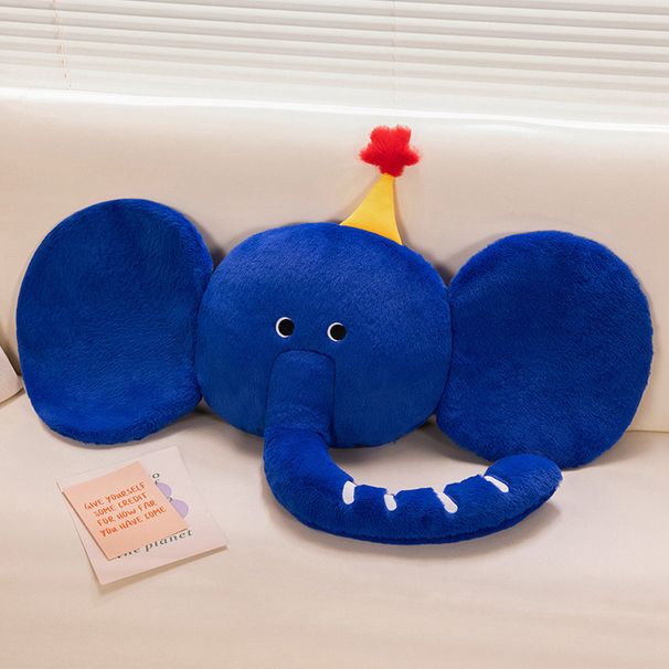 Elephant-shaped Cute Plush Sofa Cushion Office Pillow For Bay Window Decor_voghion.com