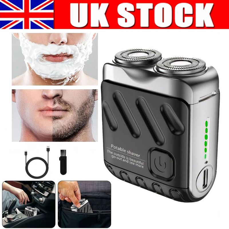 USB Rechargeable Foil Shaver Electric Cordless Wet/Dry Shaver Razor For Men/Gift_voghion.com