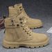 European Warm Series Autumn New High-top British Style Work Men's Casual Trendy Martin Boots_voghion.com