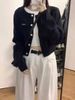 Autumn Short Minimalist Knitted Cardigan For Women Gray Hot Girl Korean Style Lazy Ins Trend High-end Fashionable Top_voghion.com