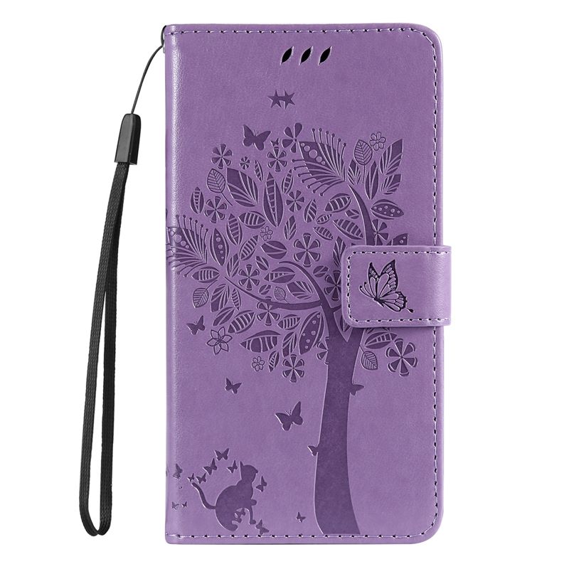 Brieftaschen-Hülle mit geprägtem Katzenmotiv für Honor 50 30 20 10 9 lite 9X 9A 9C 8A 8S 8C 8X 7A PU-Leder-Klapphülle für Honor X30 X10 X9_voghion.com