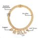 Women Ins Style DIY Rock Candy Letter Necklace Versatile High-end Cuban Chain Personalized Combination With Inlaid_voghion.com