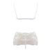 Sexy Transparent Lace Fish Bone Pattern Hollow Backless One-piece Three-point Hip Tight Underwear Lingerie Set Skirt_voghion.com