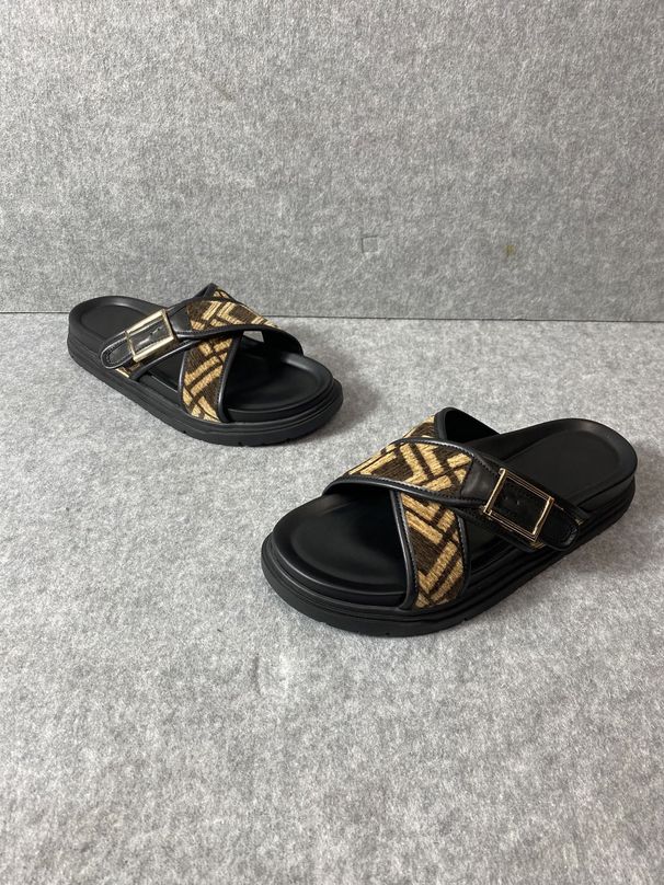 New Style Cross Strap Men's Non-Slip Casual Summer Fashion Versatile Outdoor Thick Sole Comfortable Slide Sandals_voghion.com
