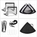 Kids Soccer Training Set - Portable Foldable Goal With Football Net For Indoor & Outdoor Play (Includes Ball & Pump)_voghion.com
