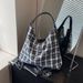 Women's Handbag Tote Bag Fashion Polka Dot Canvas Bag_voghion.com