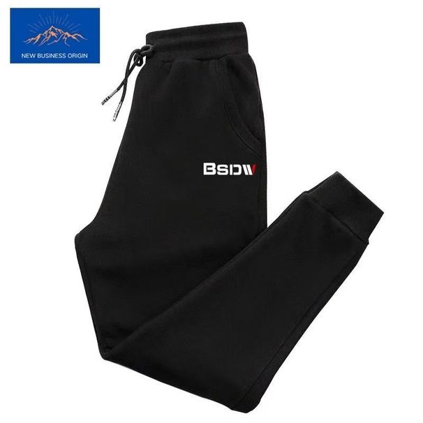 NEW BUSINESS ORIGIN Herren Casual Lange Jogginghose Fleece Gefüttert Verdickt Lose Jogger_voghion.com