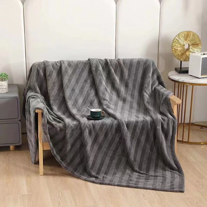 Coperta in velluto color latte, per letto quattro stagioni, sottile coperta in velluto, copridivano_voghion.com
