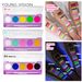 Make-up-Sets Fluoreszierende UV-Gesichtsbemalungspalette Wasserlösliche menschliche Gesichtsbemalungscreme Bühnen-Auftritts-Make-up-Palette_voghion.com