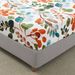 Housse de matelas bohème multicolore à fleurs, couvre-lit en polyester 3D_voghion.com