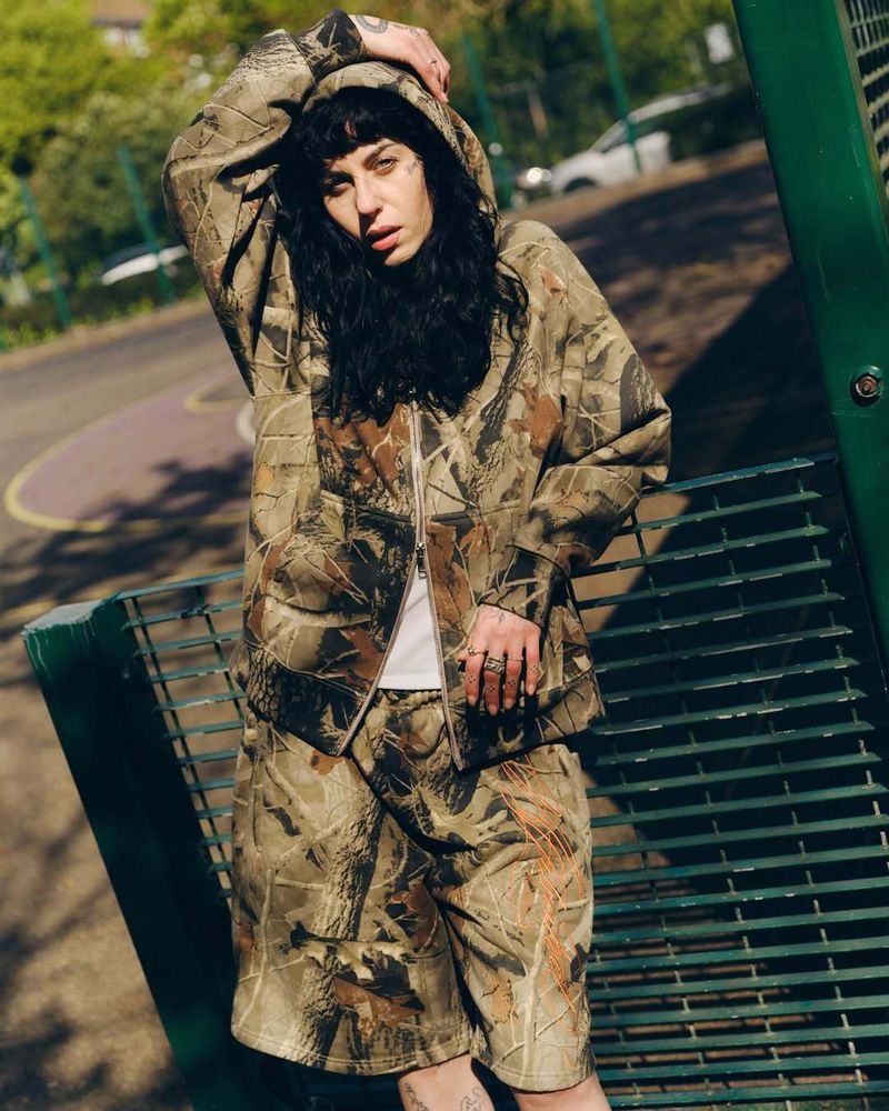 Vente directe d'usine transfrontalière, short décontracté à motif rétro américain délavé, pantalon droit ample de style urbain pour hommes_voghion.com