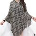 2022 Spring and Autumn Season Casual Women's Sweater Coat Knitted Fashion Pullover Cape Shawl_voghion.com