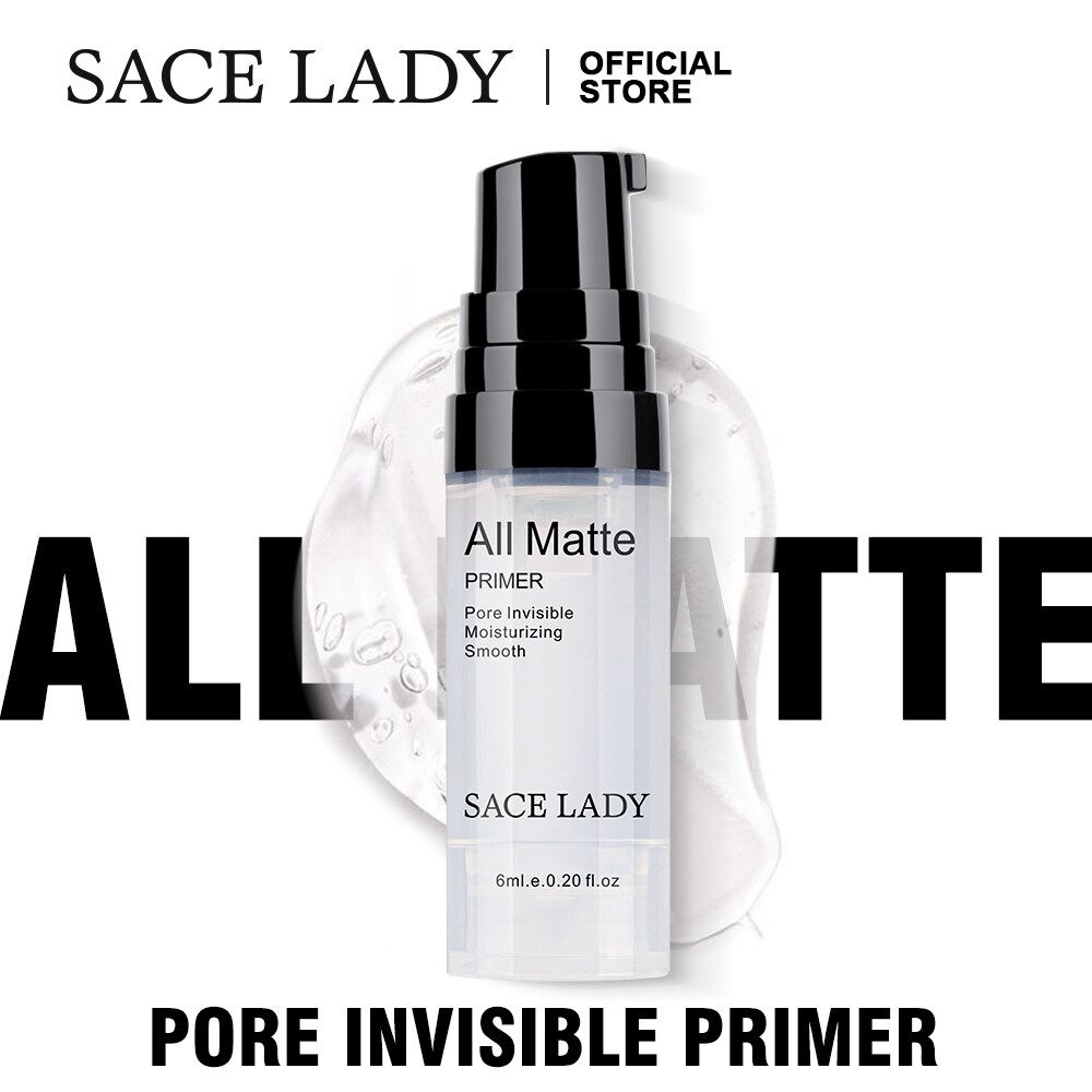SACE LADY Face Primer Makeup Matte Invisible Pore Base Make Up Moisturizing Long Lasting Cosmetics 6ML_voghion.com