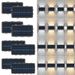 Solar Wall Lights Outdoor, Waterproof Garden Lights With White & Warm Light, LED Solar Powered Wall Lamp For Patio, Yard, Pathway, Fence_voghion.com