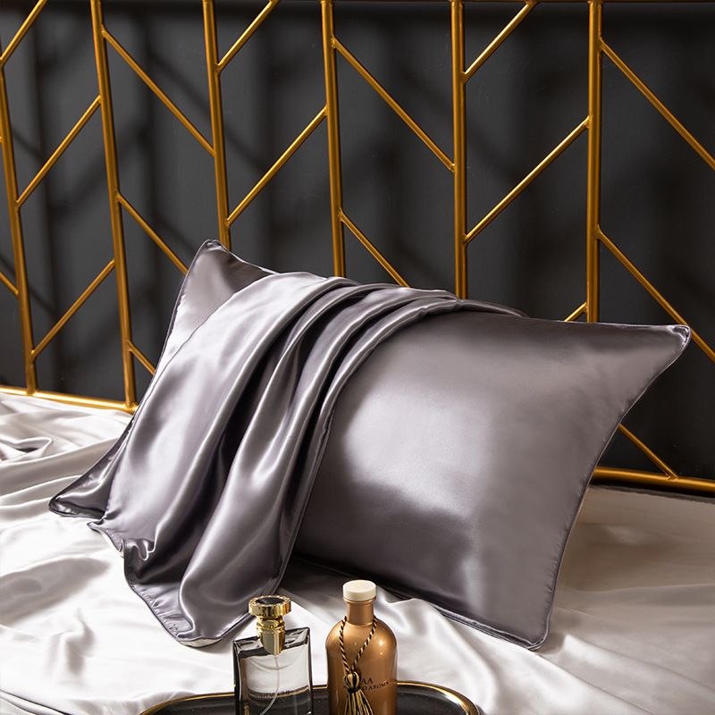 2 Silk Pillowcases 100% Silk Pillowcases For Use In The Bed, Featuring An Envelope-style Closure Design (large Size, Light Color)_voghion.com