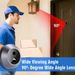 Mini Peephole PIR Motion Detection Light Screen Door Viewer Camera Smart Home 2.8 inch Eye 2000mAh Quiet IR Night_voghion.com
