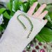 Zulu Nano Ethnic Style For Girls, Simple And Niche Geometric Green Plated Real Gold Electrophoretic Bracelet_voghion.com