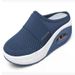 Damenschuhe Sommer New Style Mesh Casual Flat Bottom Half Slip Hole Schuhe_voghion.com
