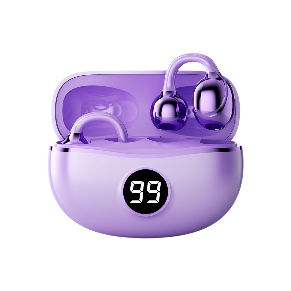 Wireless Headphones Fone Bluetooth Headset With Mic Handsfree Noise Canceling Earphones Clip Ear Music Sports Gaming_voghion.com