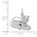 14k White Gold Polished Open-Backed Cat Charm_voghion.com