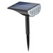9LED-tuinspot op zonne-energie - Waterdichte buitenverlichting met 5 standen (wit/warm/groen licht)_voghion.com