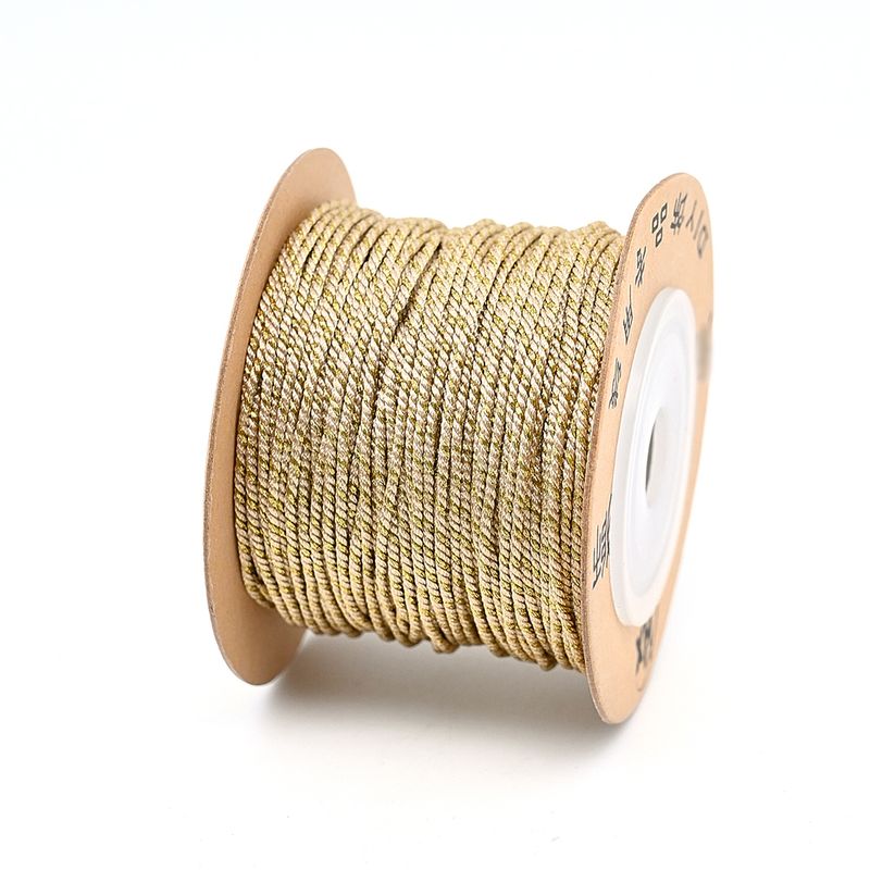 1 rotolo/confezione di filo di cotone e poliestere Diametro: 1,2 mm Accessori per gioielli_voghion.com