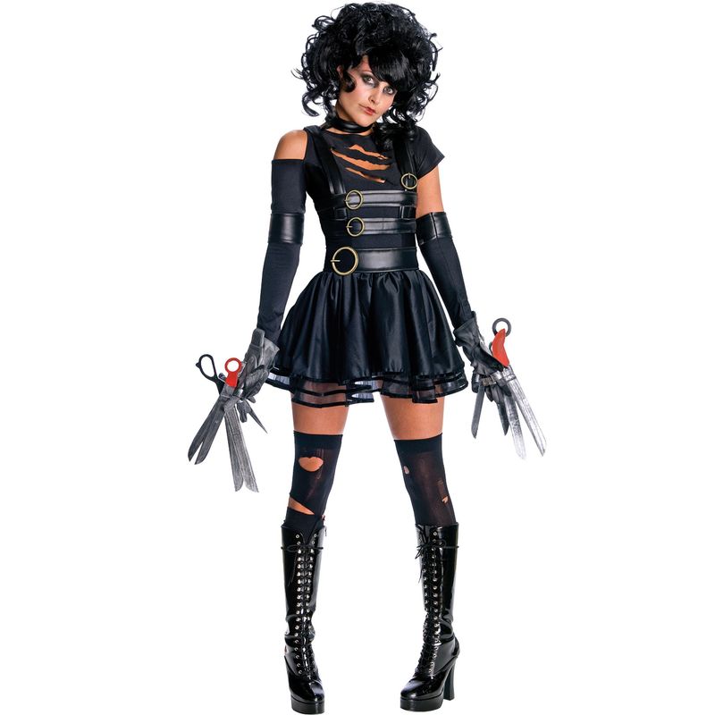 Abbigliamento da donna Costume cosplay femminile di Edward mani di forbice Personaggio di film e TV Costume di spettacolo di danza di carnevale di Halloween_voghion.com