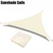 Skuggsegel, Triangelformad Skugga Vattentät UV-skyddande Markis, Trädgård Strand Uteplats Markis_voghion.com