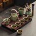 Geyao Gongfu Set Home Use, High-End Complete Ceramic Teapot For Ceremony, Luxurious Chinese Tea Cups_voghion.com
