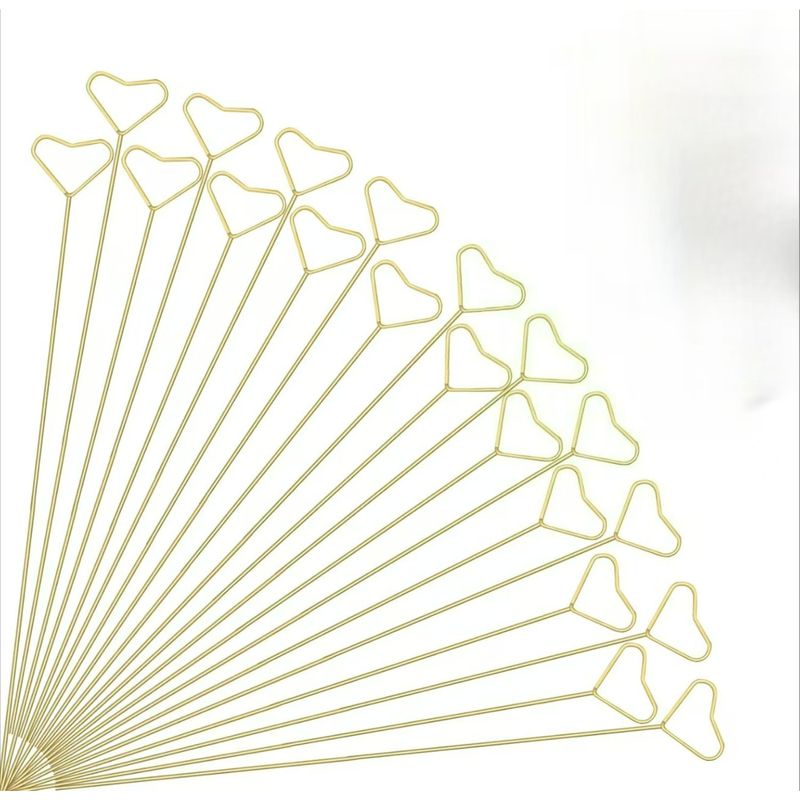 Floral Card Holder Picks Metal Gift Card Holder Sticks For Bouquets, Wedding Centerpieces, Floral Picks For Cards, Picture Holders For Centerpieces_voghion.com
