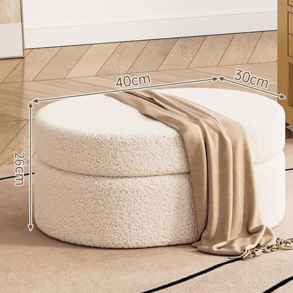 Kleine Aufbewahrungsbank kann sitzen Erwachsene Zuhause Wohnzimmer High-End Licht Luxus Eingangstür Schuhwechselhocker_voghion.com