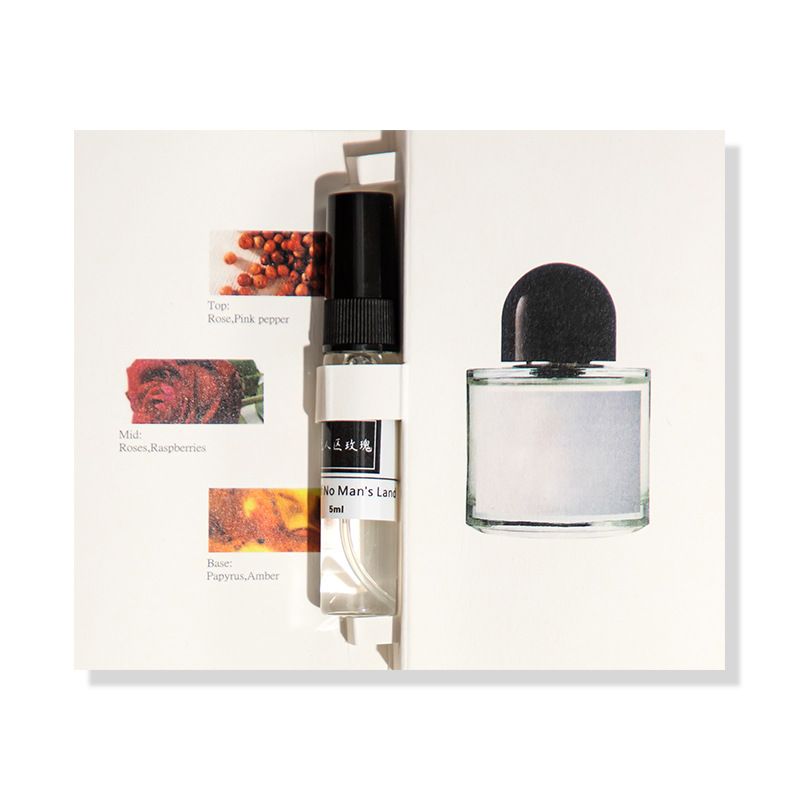Pachet de probă de buzunar cu eșantion de parfum cu card Q de 5 ml, eprubetă de testare, întâlnește bărbați și femei albastre_voghion.com