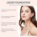 ZEPHOCO Natural, Thin, Moisturizing, Clear, Base Makeup, Skin Care Liquid Foundation_voghion.com