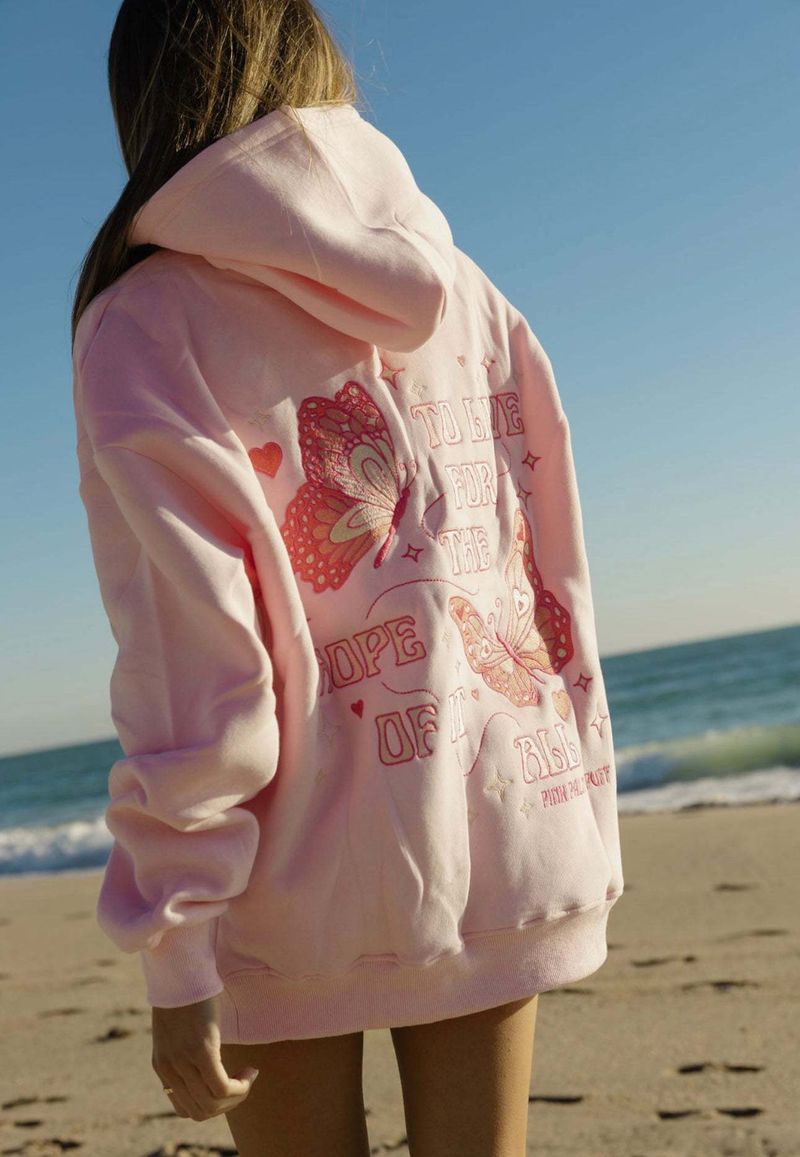 Women’s Clothing EVERYTHING COMESIN WAVES Hoodie CHASING SUNS ETS Sweatshirt_voghion.com