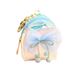 Portachiavi con ciondolo, piccolo zaino carino, portamonete trasparente iridescente con fiocco in rete leggera e laser_voghion.com