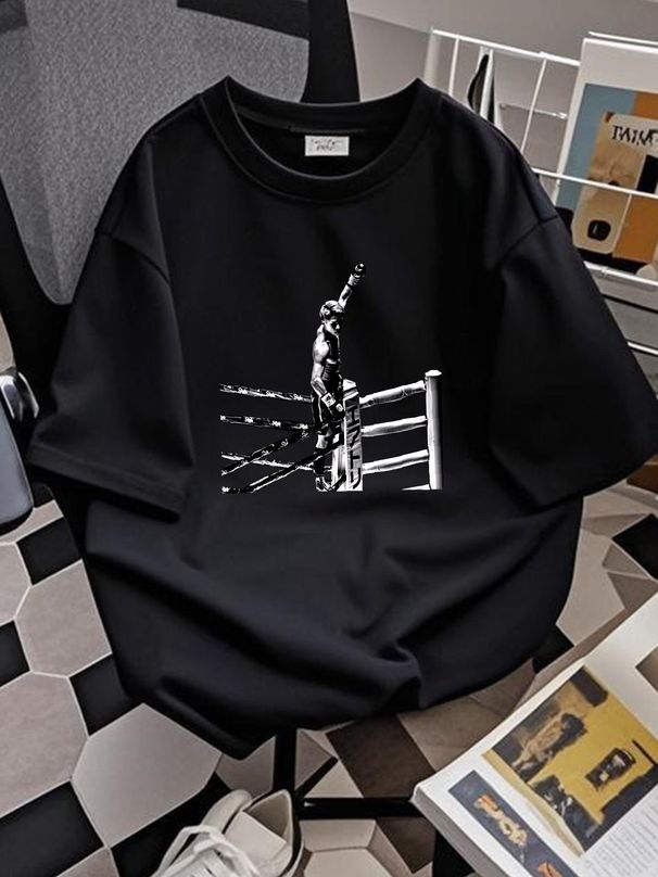 Maglietta unisex Naoya Inoue Boxing Fan, comoda e comoda, da indossare tutti i giorni, morbida, casual, traspirante, grafica, elegante, alla moda, elasticizzata_voghion.com